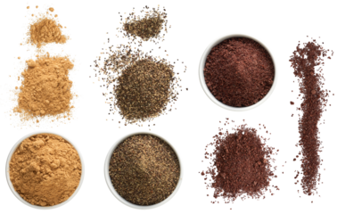 Spices seasoning dried cooking collection - Ready to use Premium PNG Cutout Isolated image