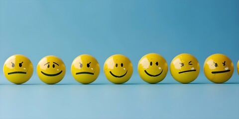 Abstract emoticons convey social emotions representing bipolar disorder in social design. Concept Bipolar Disorder Awareness, Social Emotions, Abstract Design, Emoticons, Mental Health Awareness