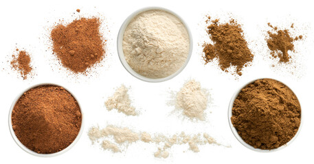 3 colours spices collection - Ready to use Premium PNG Cutout Isolated image