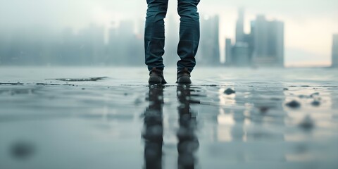 Illustrates psychological distress from natural disasters and global warming. Concept Mental Health, Climate Change Impacts, Psychological Distress, Natural Disasters