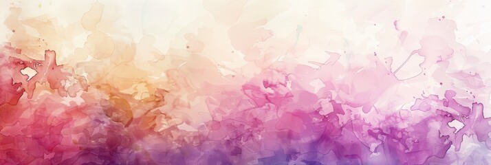 Abstract Watercolor Background - Abstract watercolor background with soft colors and a gradient from orange to purple. - Abstract watercolor background with soft colors and a gradient from orange to p