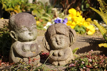 Obraz premium 石像 お地蔵さま