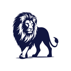 lion cartoon isolated on white