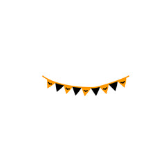 Halloween flag banner