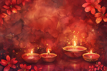 Candles In A Bowl, Incredible Abstract Texture Background Wallpaper.