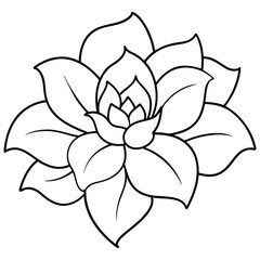 Flower vector illustration decorative natural design elements