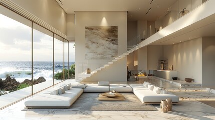 Luxury Beachfront Living Room