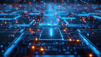 Digital Circuitry: A Futuristic Representation of Technology