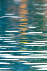 Water ripples creating a wavy pattern on the surface