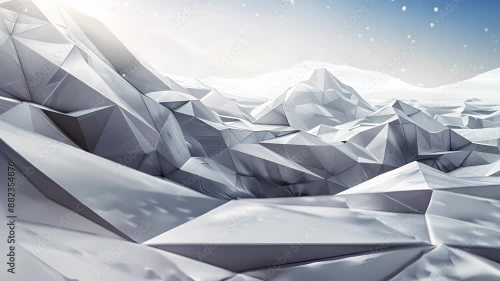 Poster a celestial landscape crafted from layered geometric stars each angled differently to create depth a