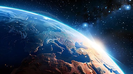 A view of the Earth from space