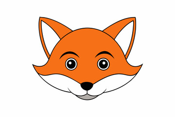 Fox Head vector illustration