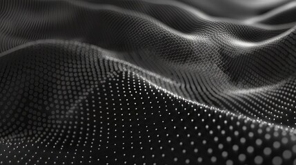 Naklejka premium An abstract background featuring dotwork with a black grain texture, resembling a stipple sand effect.