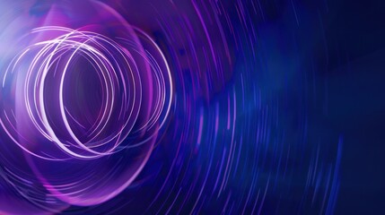 Abstract Purple and Blue Swirls