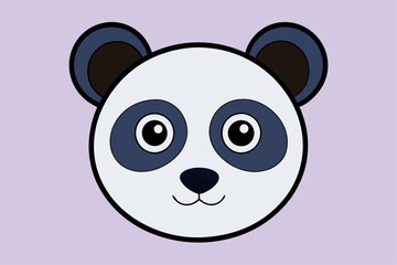 panda with a smile