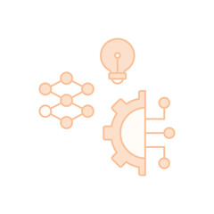 Deep Learning vector icon