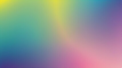 Obraz premium Color gradient background, pink yellow green blue purple grain gradation texture