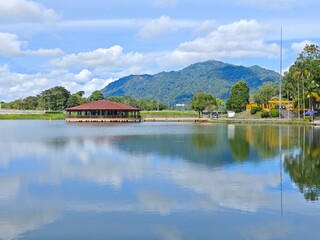 Obraz premium Danu lake tasik danu