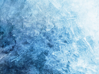 Shattered Blue Ice Texture. Gradient natural background