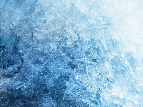 Shattered Blue Ice Texture. Gradient natural background