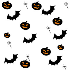 halloween seamless pattern