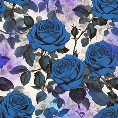 blue roses