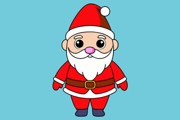 Santa Claus Vector Illustration Cartoon, Clipart and Line Art Design. Santa Claus vector in cartoon, clipart, and line art styles for festive designs.