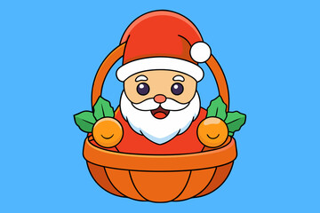 Santa Claus Vector Illustration Cartoon, Clipart and Line Art Design. Santa Claus vector in cartoon, clipart, and line art styles for festive designs.