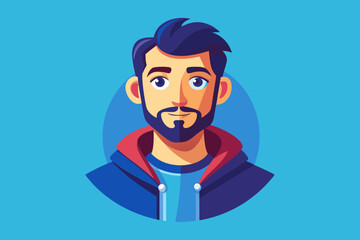 Social media Male icon. Trendy and modern vector in 3d style