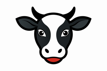 cow isolated on white