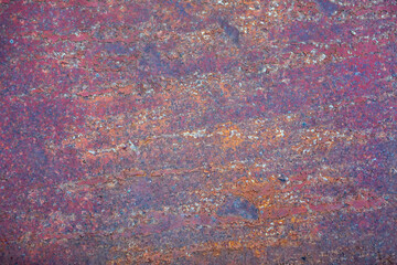 Rusted metal texture, rust and oxidized metal background. Old metal iron panel.