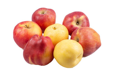 apples isolated on white