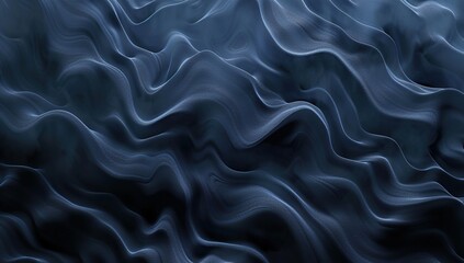 Obraz premium Abstract Blue Wave Pattern