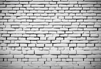 Obraz premium texture wall background white pattern three dimensional seamless brick