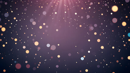  Artifical Intelligence generated bokeh abstract light background. Festive Background With