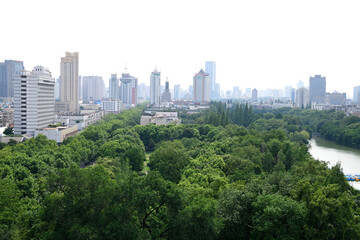 Blick auf Hefei, China