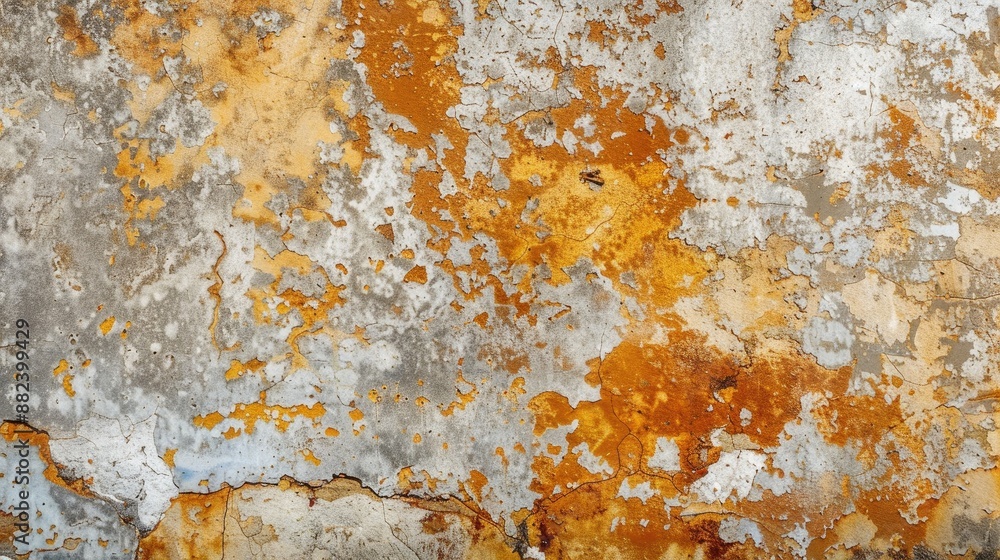 Wall mural background with textured rusty marble wall