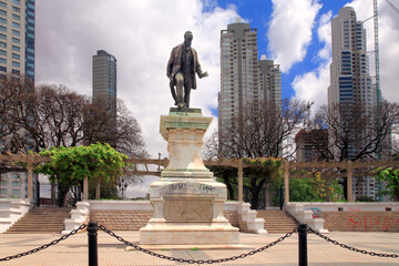 Obraz premium Lezama Park and surroundings. San Telmo, Buenos Aires, Argentina