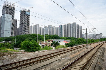 Fototapeta premium Hochgeschwindigkeitsbahn