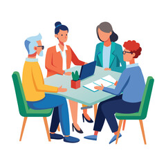 meeting illustration