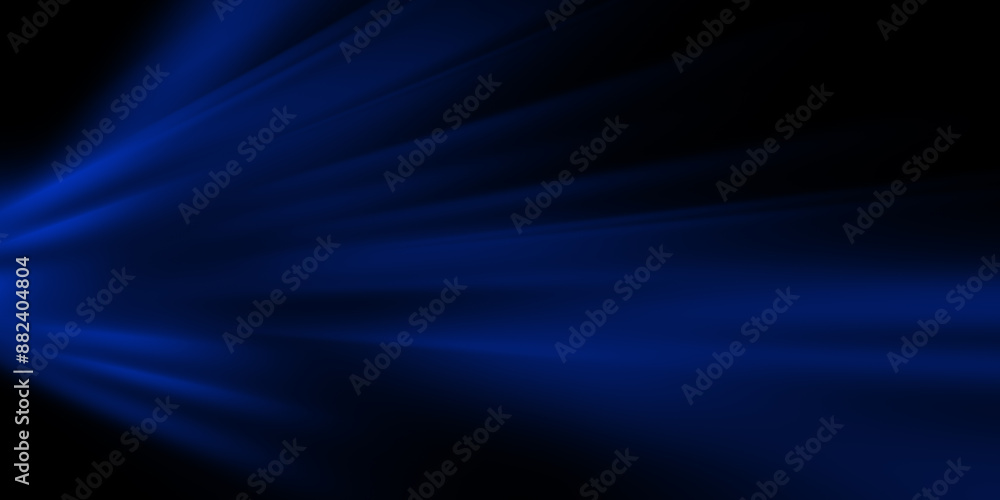 Wall mural abstract dark neon blue liquid waves