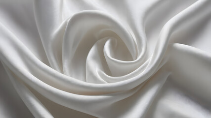 Obraz premium A plain white fabric background. Generative AI