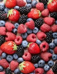 Waldbeeren &Uuml;berfluss - Saftige Frische Fr&uuml;chte