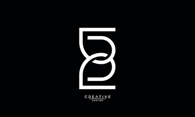 BE, EB, B, E, Abstract Letters Logo Monogram