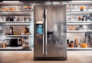 internet lcd conept things smart screen refrigerator kitchen intelligent appliance consumer control convenient electronic digital