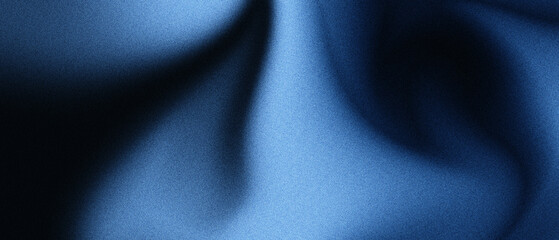 Abstract Noisy Denim Blue Colored Grainy Gradient Background Blurry Noise Trendy Backgrounds For Banner, Poster, Wallpaper, Backdrop, Presentation