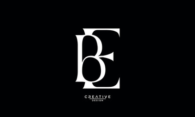 BE, EB, B, E, Abstract Letters Logo Monogram
