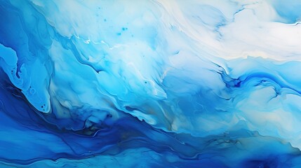 Abstract blue watercolor paint marble background , Ink colors are amazingly bright artwork watercolor 