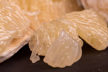 ripe and juicy pomelo without peel