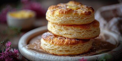 National Biscuit Day biscuits with butter, September 7th